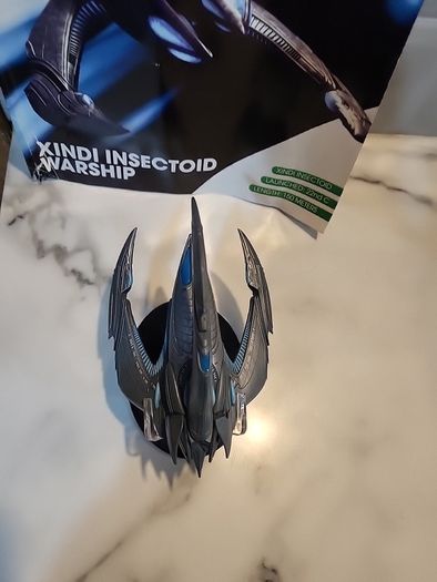 star trek eaglemoss xindi insectoid warship