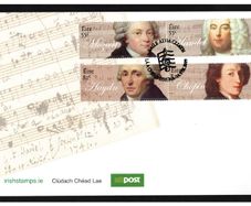2009 Ireland Classic Composers Commemorative Stamp An Post First Day Cover (FDC)