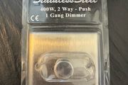 1 Gang Stainless Steel Dimmer Switch
