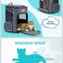 Pet carrier for small dogs or cats backpack Image 6
