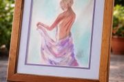Woven Silk - Pastel Painting