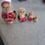 Matryoshka doll  Hand Painted Russian Dolls set of 4 Image 9