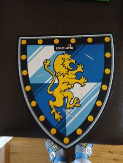 Lego foam shield
