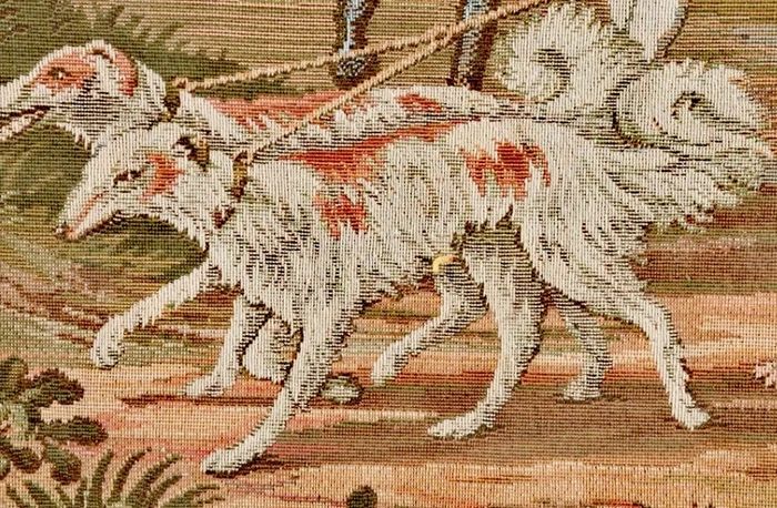 Large and beautiful antique tapestry