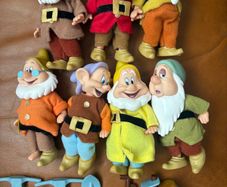 2009 Snow White & The Seven Dwarfs Rare 4.5 Inches Figures Full Set Of 7 Vintage Simba
