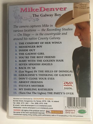 Mike Denver - The Galway Boy [Music DVD] STILL SEALED