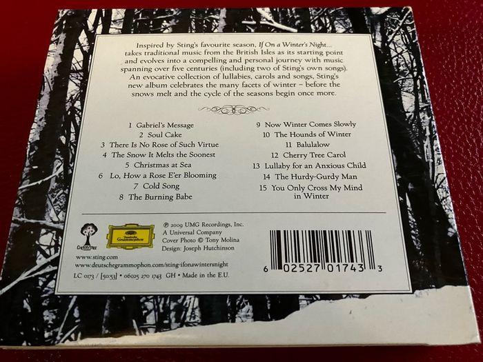 STING - If On A Winter's Night    CD