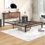 King Size Bed Frame Metal Platform Bed Frame Image 3