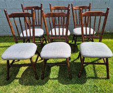 oak farmhouse kitchen chairs
