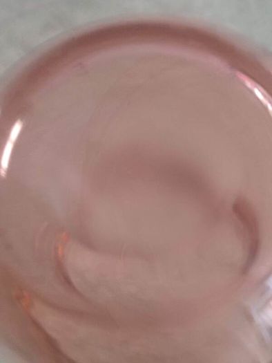 Vintage Pink glass creamer milk jug great condition.