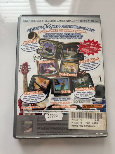 EyeToy Play 1 and 2 PS2