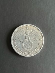 Germany 1936, Silver 5 Reichsmark