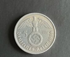 Germany 1936, Silver 5 Reichsmark