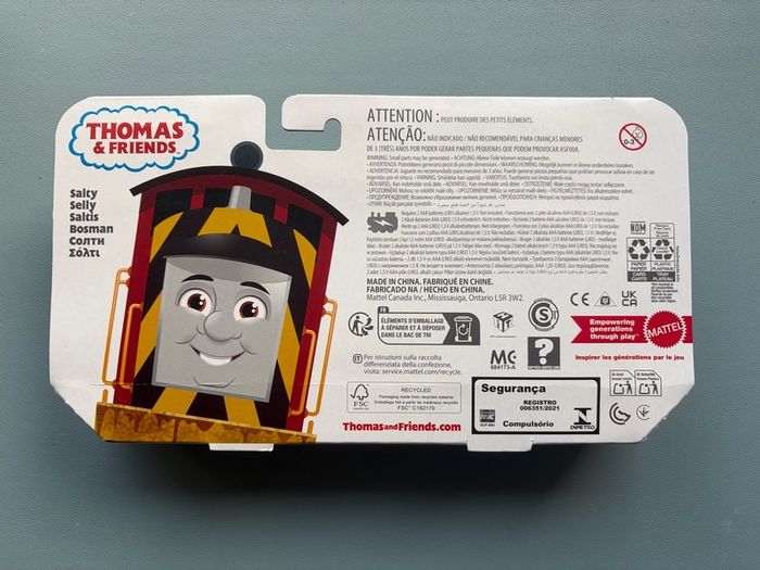 Thomas and Friends Salty Motorised Engine - Fisher Price Mattel Tank Engine Train