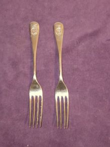 Vintage Macs Hotel Dungarvan pair of Forks