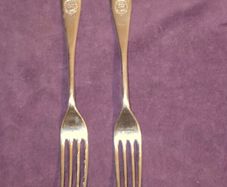 Vintage Macs Hotel Dungarvan pair of Forks