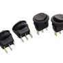 Rocker switch 20a 12v Dc Switch Touch Switch With Led Blue Light Micro Button Switch Car Lights Modified Cat's Eye Round Rocker Switch Image 2