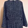 Joules navy star print midi dress, size UK 10 Image 3