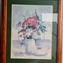 Large Vintage Richard Ackerman Signed Water Colour Still Life 52 x 33cm  size excluding Frame Image 2