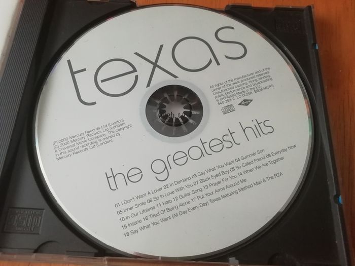 Texas - The Greatest Hits Cd