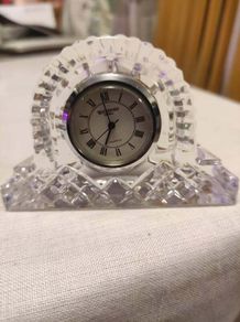 Waterford Crystal LISMORE Quartz small bedside clock