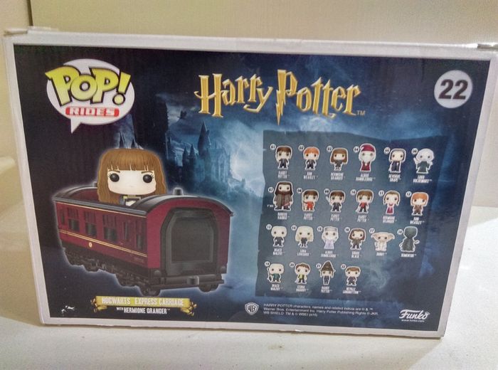 Funko POP Rides 22: Harry Potter Hogwarts Express Train Car With Hermione Granger Action Figure
