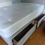 Small double bed with mattress Image 2