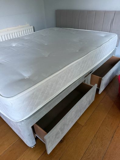 Small double bed with mattress
