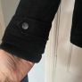 black Italian moleskin mens coat very warm Image 4