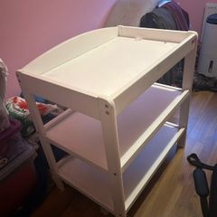 Wooden baby changing table