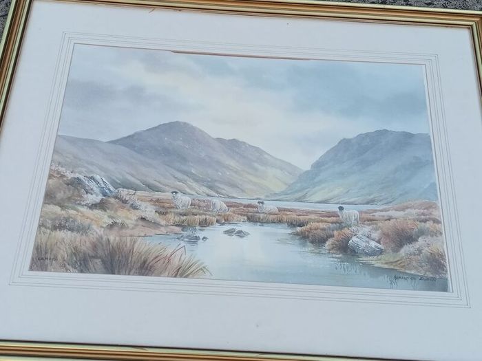 Large Hamilton Sloan Watercolour
