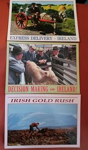 3 Vintage John Hinde postcards