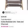 Tutti Bambini CoZee Co-Sleeper Cot Image 10