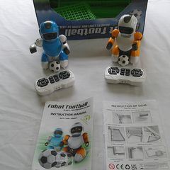 Remote Control Robot Football Game of Skill RC Soccer Set 2 Robots 2 Controllers 386601