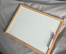 Whiteboard and one marker