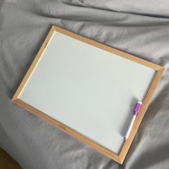Whiteboard and one marker