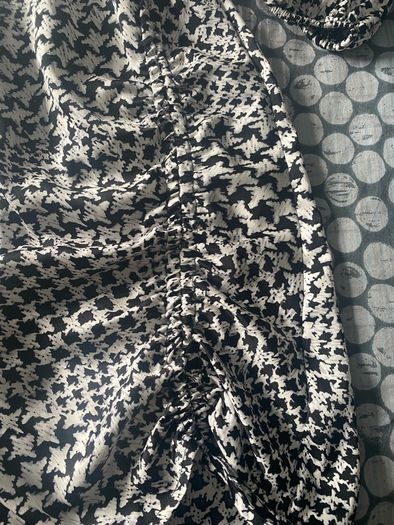 Size 8 black and white dress