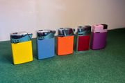 Vintage Sims Austria Lighters x5