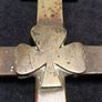19 th century amazing brass bishops crosier top in the form of a cross Image 7