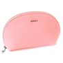 NEW Genuine DKNY Womens Large Makeup Bag CORAL Image 5
