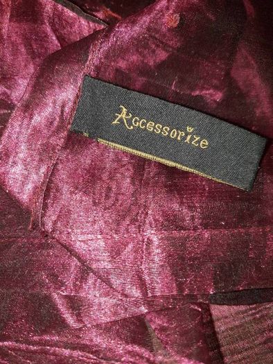 Accessorize burgandy wrap/shawl