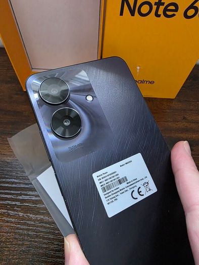realme Note 60 Dual SIM 4G Smartphone, 128GB Unlocked.