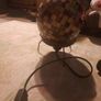 unusual glass mosaic table lamp Image 2