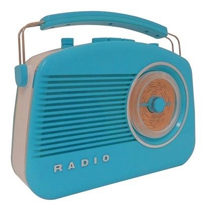 Blue Radio Retro Radio