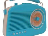 Blue Radio Retro Radio