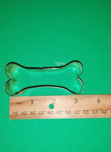 3 New Metal Cookie Cutters (Dog Bones)