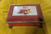 Pretty,VINTAGE,metal Chocolates box
