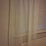 IKEA white sheer curtains Image 2