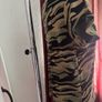 Stretchy V-Neck camo top size UK14/16 EU42/44 Postage included Image 3
