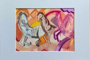 Original art Horse Art original Art Horse painting contemporary Irish Art abstract painting
